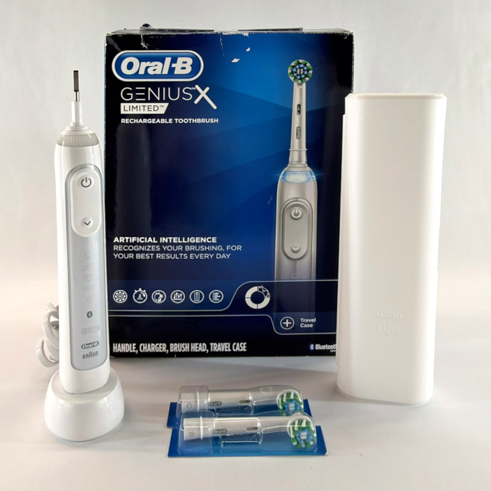 Oral-B Genius X Limited Rechargeable Electric Toothbrush White New Open Box